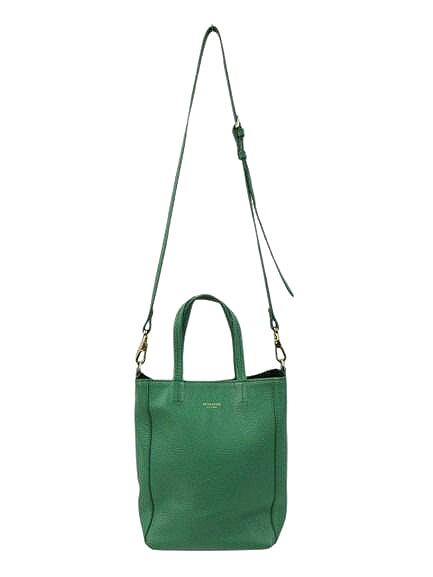 【中古】ヴィオラドーロ VIOLA d'ORO レザー2WAYバッグ V-1262 GREEN グリーン ショルダーバッグ 本革 ハンドバッグ BAG カバン 手提げ鞄 レディース 【ベクトル 古着】 260723｜ブランド古着ベクトルプレミアム店