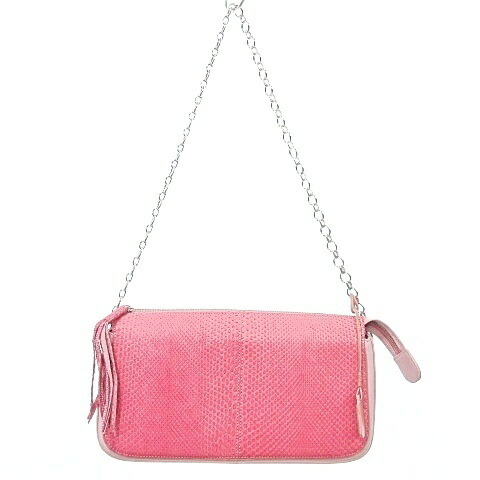 楽天市場】銀座かねまつ パイソン ショルダーバッグ メタリック