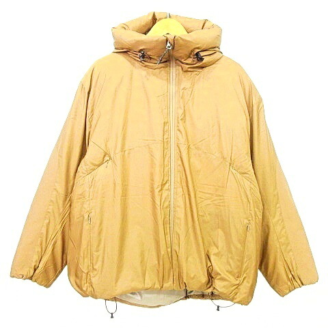 【中古】サンドウォーター SANDWARTERR 美品 ORGANIZED HOODED PUFF BLOUSON フーデッド パフ ブルゾン ジャケット 1 S相当 ベージュ A0210 メンズ 【ベクトル 古着】 260210|ブランド古着ベクトルプレミアム店