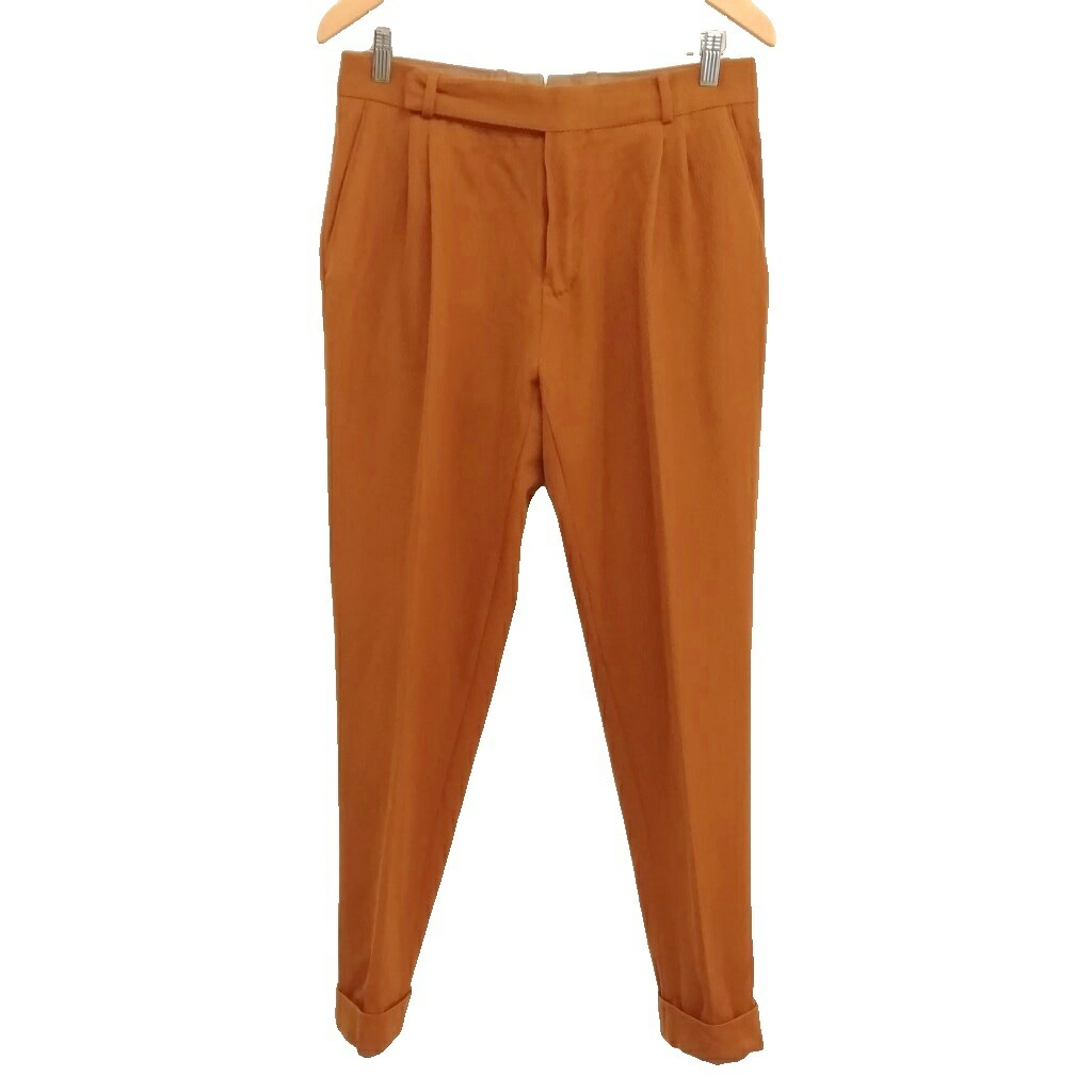 【中古】ベルルッティ Berluti R10TTP03WAMV ウール スラックス トラウザー パンツ ツータック テーパード 秋冬 46 ブラウン メンズ 【ベクトル 古着】 260330