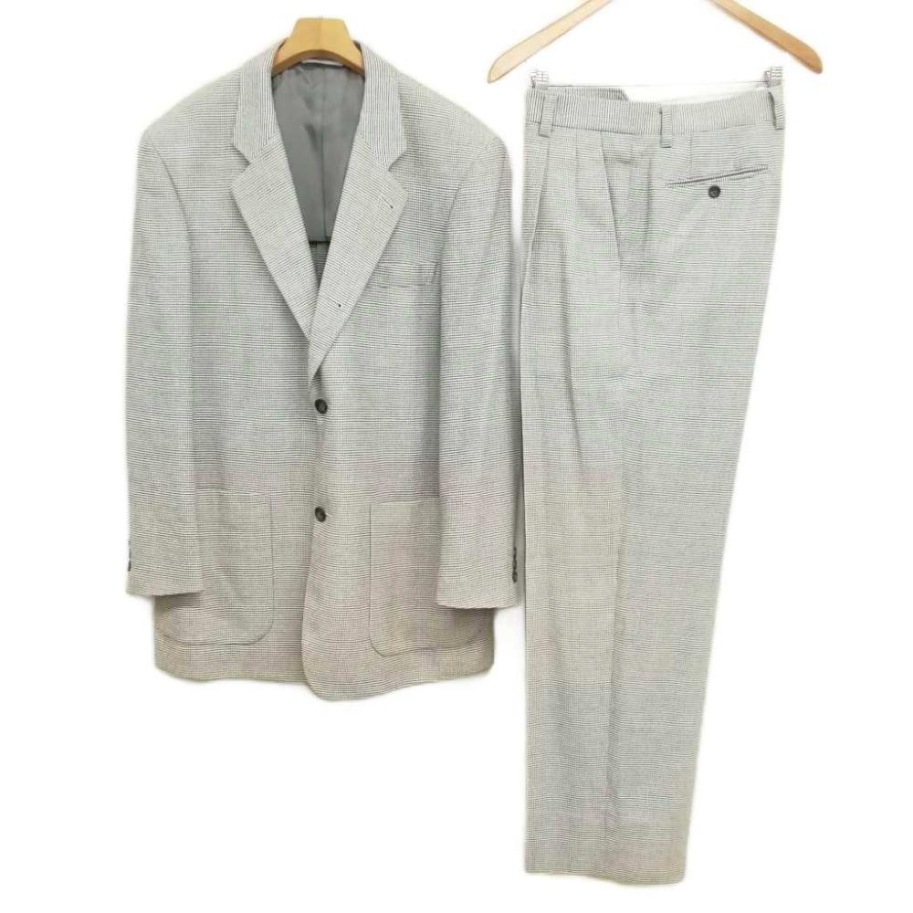 【中古】ランバン LANVIN CLASSIQUE シングル 段返り 3B スーツ セットアップ ジャケット スラックス 50-36 ライトグレー系 メンズ 【ベクトル 古着】 260403