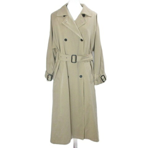 【中古】トゥデイフル TODAYFUL Over Trench Coat 大層らしいトレンチコート ロング 胴締め付き添い人 ドルマンスリーブ 38 M好いかげんに ベージュ 11820003 /X レディース 【ベクター 古着】 260416 レディースファッション-コート・ジャケット