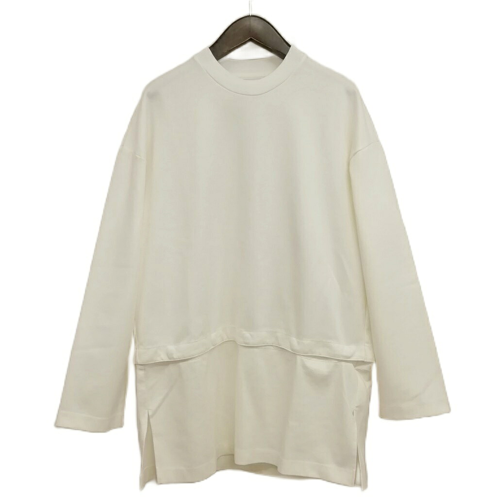 【中古】ユナイテッドアローズ UNITED ARROWS & SONS by TEPPEI FUJITA 2WAY レイヤード スウェット カットソー S ホワイト メンズ 【ベクトル 古着】 260529｜ブランド古着ベクトルプレミアム店
