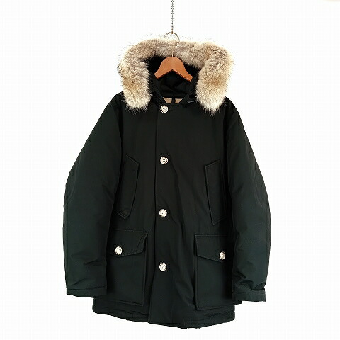 【中古】ウールリッチ WOOLRICH NEW ARCTIC PARKA ダウン ジャケット L 黒 ブラック メンズ 【ベクトル 古着】 251027