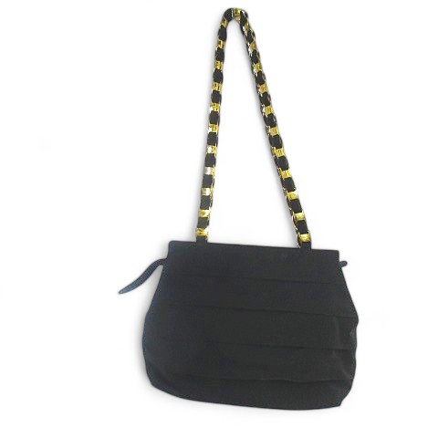 【中古】サルヴァトーレフェラガモ Salvatore Ferragamo ヴァラチェーン ショルダートートバッグ AU21 5252 ブラック 黒系 イタリア製 レディース 【ベクトル 古着】 251026
