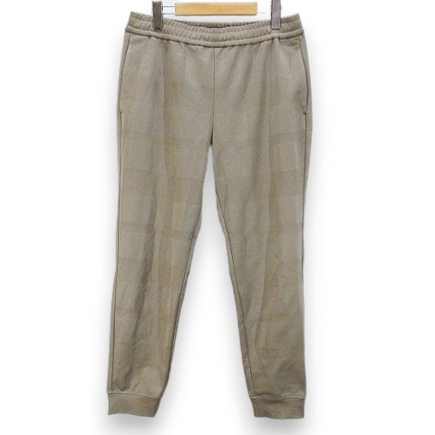 【中古】ブラックレーベルクレストブリッジ BLACK LABEL CRESTBRIDGE 読み合わせる柄 ロング丈 ジョガーパンツ M ベージュ 酉の方角天然ゴム 伸ばすこと メンズ 【ベクター 古着】 260608