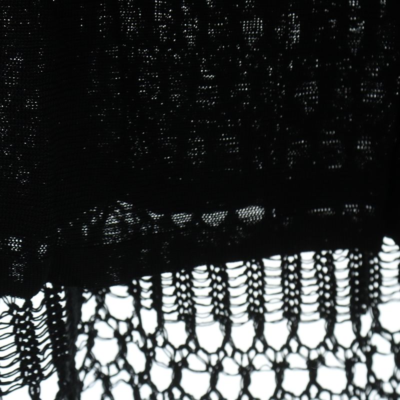 未使用品 セオリー Theory 22SS TISSAGE LACE KNIT SK ニットスカート フレアスカート ロング メッシュ 編み込み S 黒 ブラック YI25 レディース 220926 ボトムス | casey.co.nz