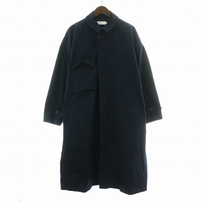 楽天市場】GRAPHPAER 21aw Wool Kersey Pea Coat GM213-10215 Size-2