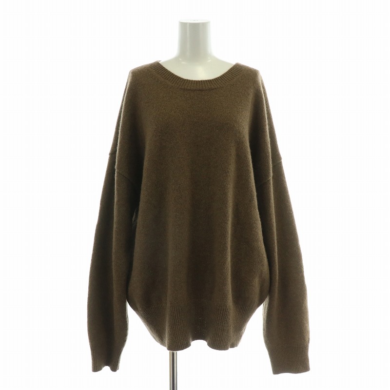 美品 SEEALL シーオール LLAMA JERSEY ハイネック ラマジャージーニット プルオーバー セーター Sサイズ アイボリー レディース 古着 中古 USED 美品 SEEALL シーオール LLAMA JERSEY ハイネック ラマ