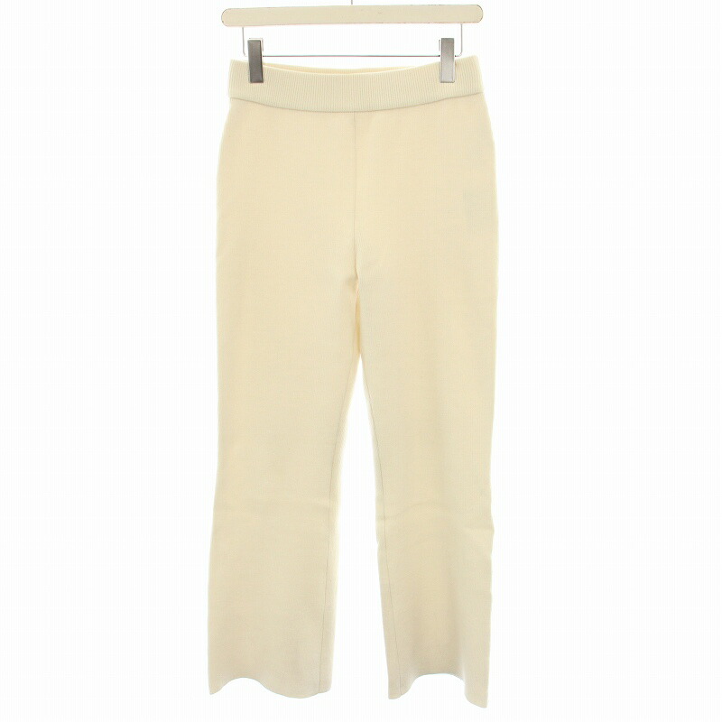Deuxieme Classe カシミヤ100% Eternal ニット パンツ 新品 スリードッツ(米) カシミア100％ニットパンツ L 48
