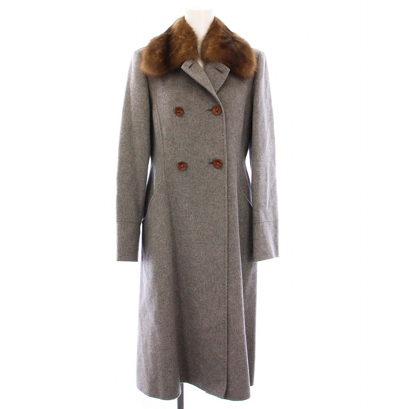 楽天市場】【フォクシー】Foxey カシミヤ ミンクファー コクーンコート