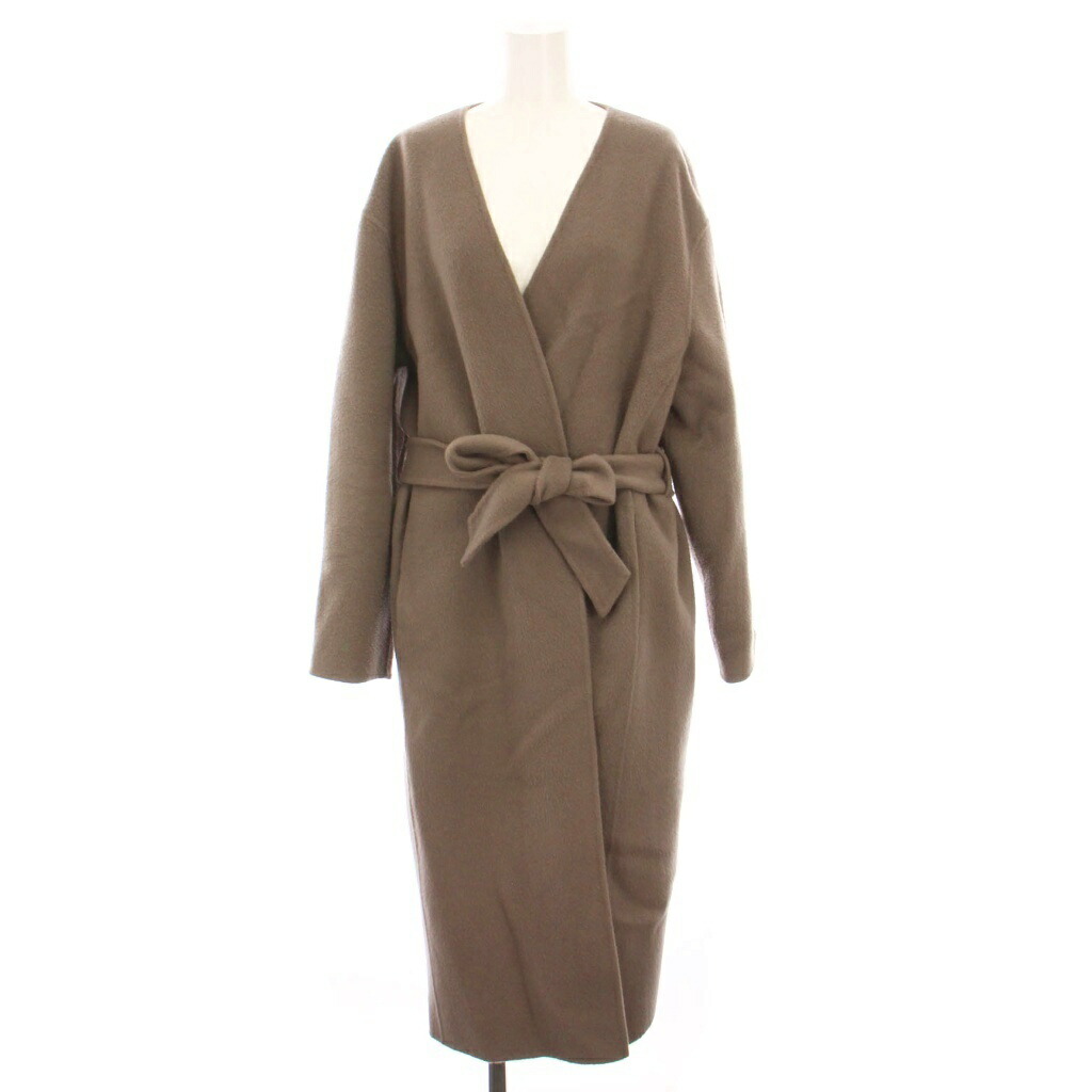 楽天市場】【中古】FRAY IDウールトレンチリバーコート FWFC215017