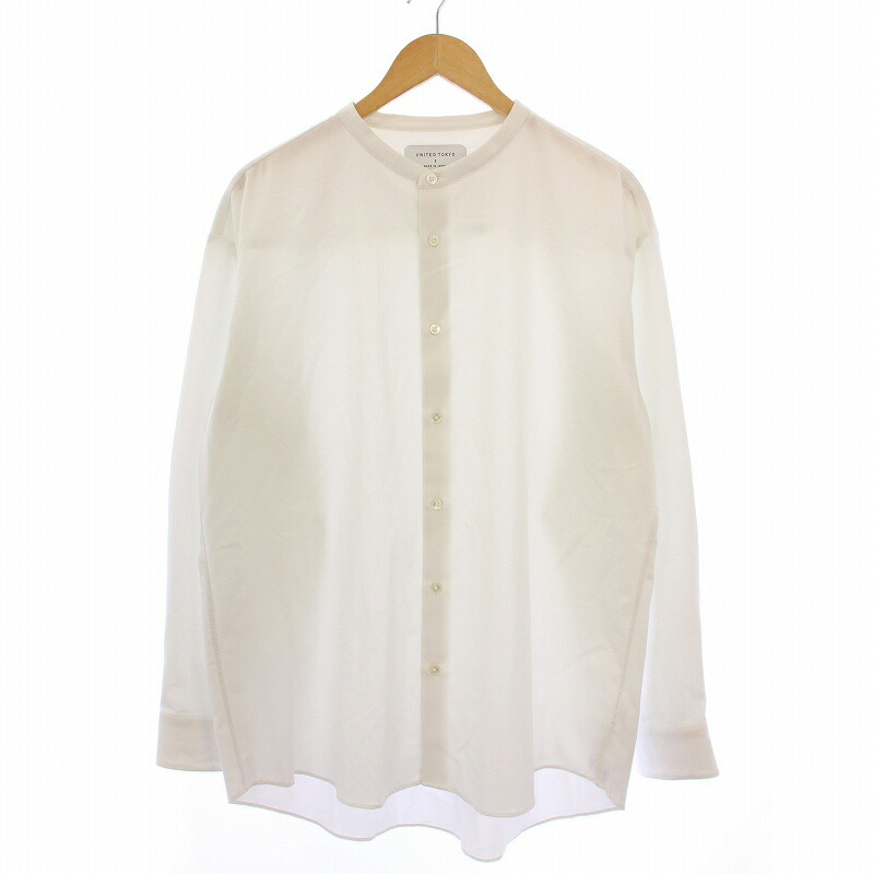 ユナイテッドトウキョウ UNITED TOKYO 柄シャツ 509500021 ホワイト×ブラウン サイズ：1 楽天市場】【中古】UNITED TOKYO 柄シャツ 509500021 ホワイト