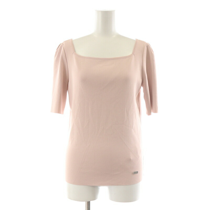 美品★FOXEY/フォクシートップス ニット カットソー 半袖スクエアネック40 楽天市場】【フォクシー】Foxey 襟付き 半袖 ニット トップス