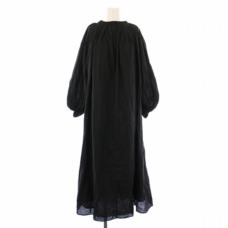MARIHA 黒 ロングワンピース MARIHA(マリハ) ルネッサンスのドレス Onyx Black ワンピース 長袖