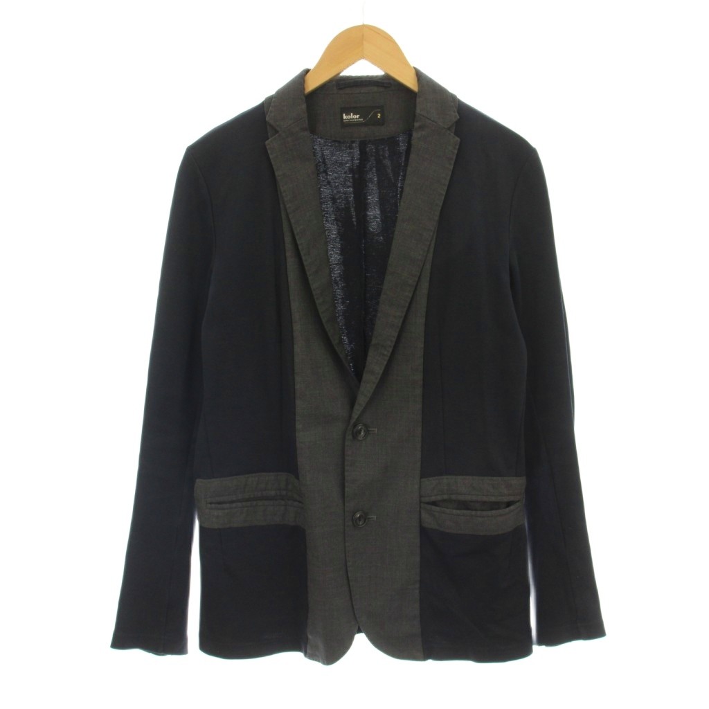 楽天市場】未使用 kolor カラー 3 ネイビー マテリアル切り替え