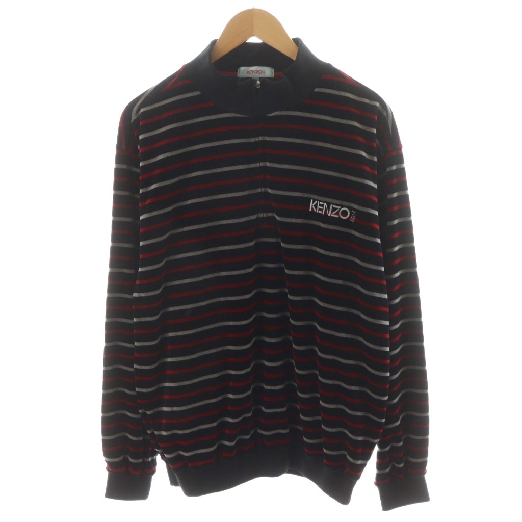 【ヴィンテージ】ケンゾーゴルフ　ハーフジップ　ニット 楽天市場】【中古】ヴィンテージ□KENZO GOLF ゴルフウェア ハーフ
