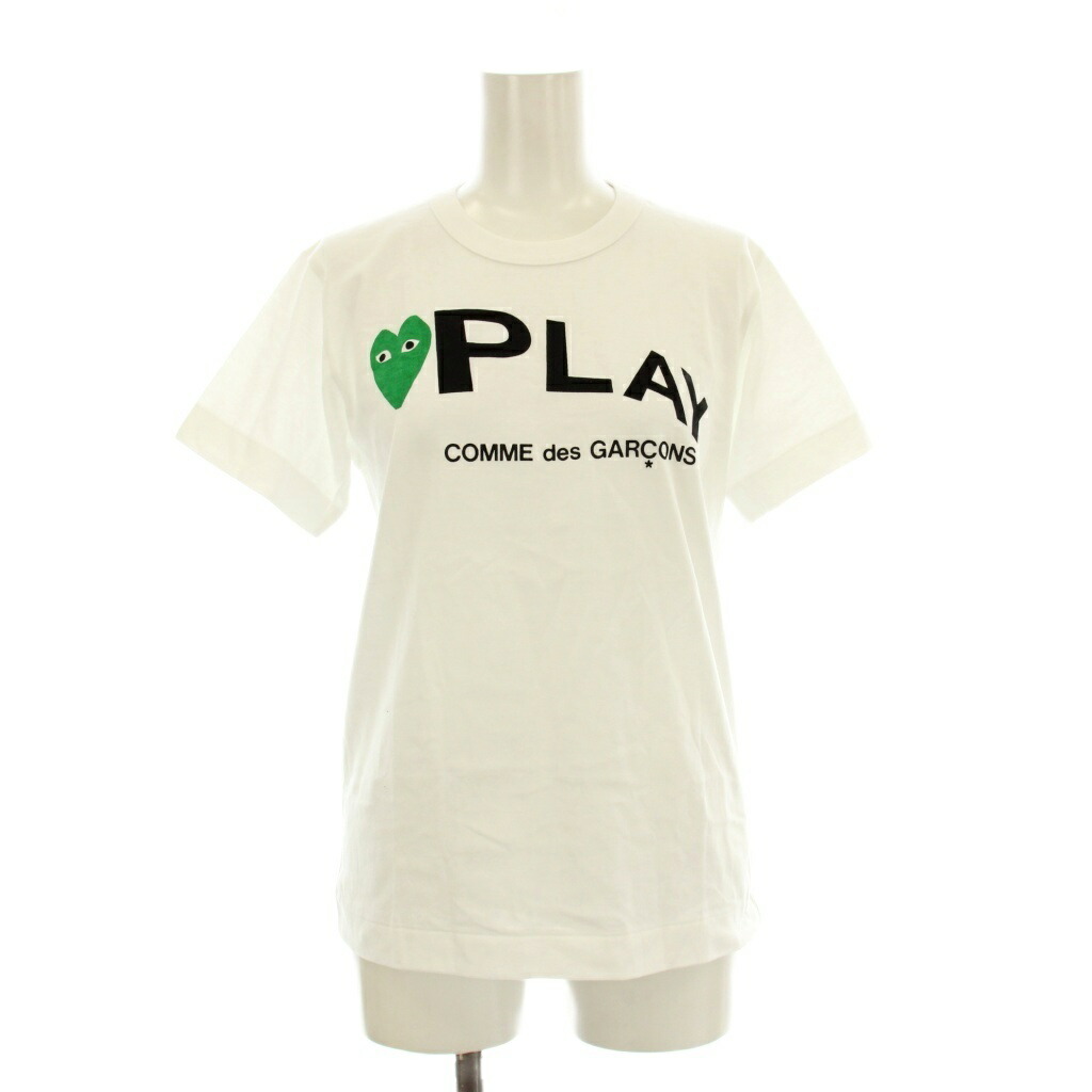 楽天市場】PLAY CdG Tシャツ ホワイト Lサイズ コムデギャルソン
