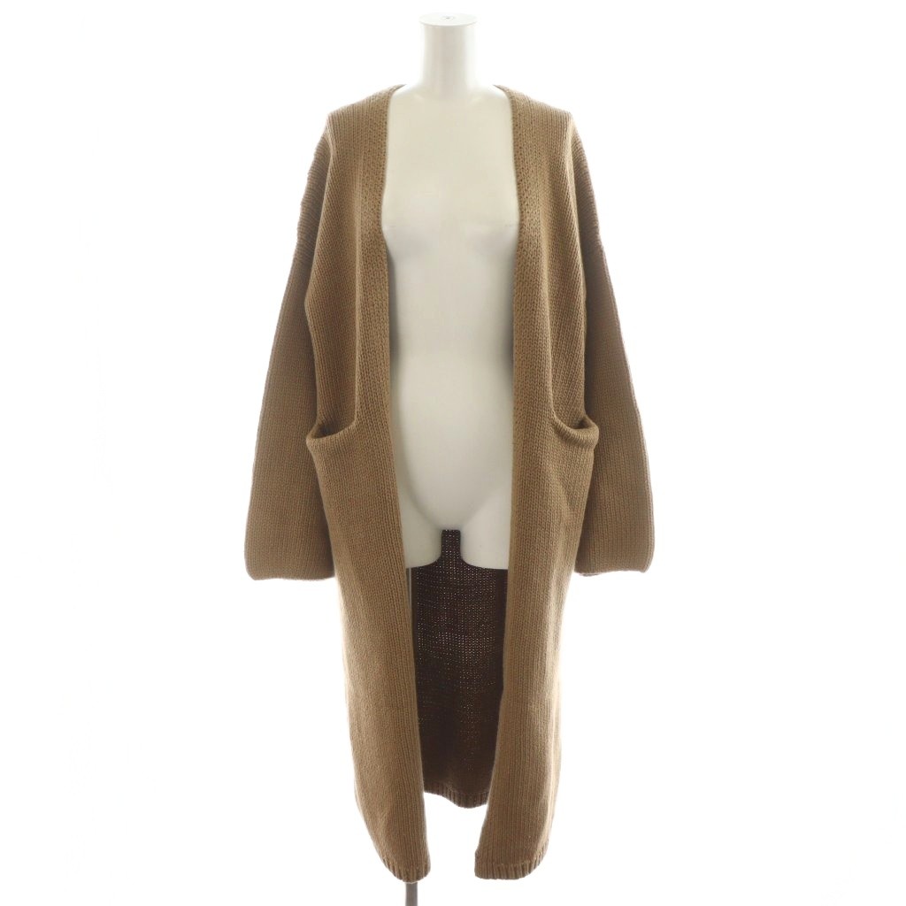 【中古】未使用品 ローレン マヌージアン LAUREN MANOOGIAN 20SS L'Appartement取扱 Long Open Cardigan 3GG ニットカーディガン ロング丈 キャメル 茶 ブラウン 20080570001010 /AN16 レディース 【ベクトル 古着】 250918｜ブランド古着ベクトルプレミアム店