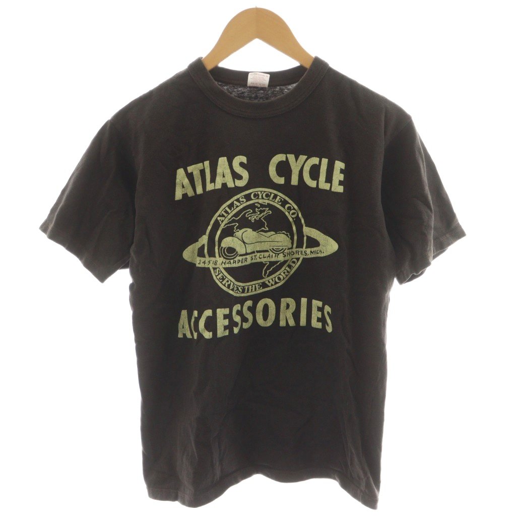 【中古】パワーウェア POWER WEAR Tシャツ カットソー 半袖 ロゴ プリント M 茶 ブラウン /AN10 メンズ 【ベクトル 古着】 251016 6,090円