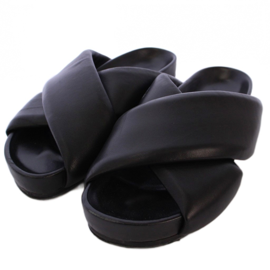 ☆ジル・サンダーLEATHER SANDALS size37☆ 楽天市場】【ジルサンダー】Jil Sander メタルプレート レザー