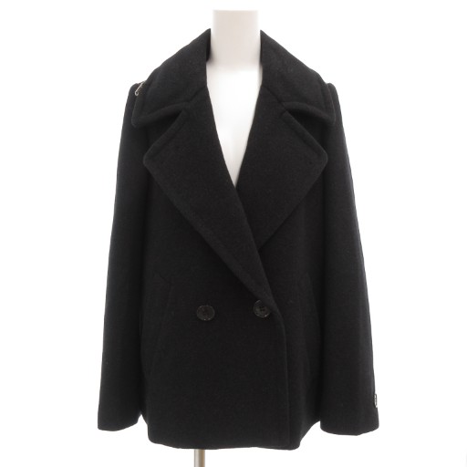 楽天市場】CABANE de ZUCCA ウール Pコート M 黒 メンズ