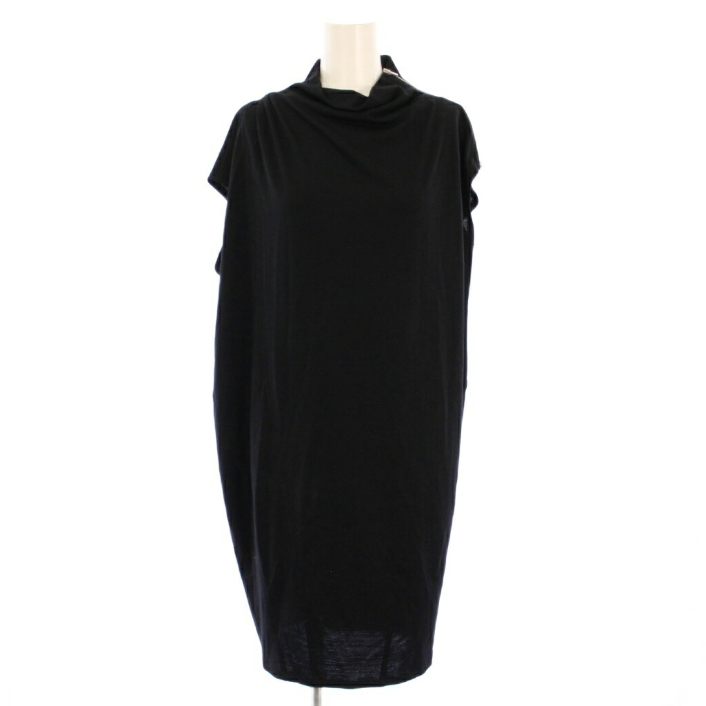 初期HELMUT LANG ヘルムートラング 黒 ノースリーブワンピース M 初期HELMUT LANG ヘルムートラング 黒 ノースリーブワンピース M