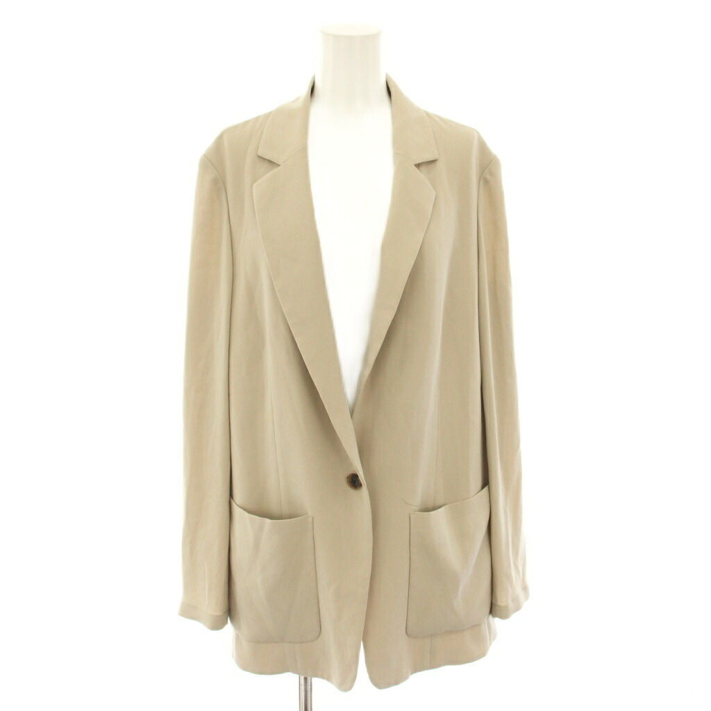 【中古】セオリーリュクス theory luxe 25SS フロウカンディージャケット FLOW KANDY JACKET テーラードジャケット シングル 40 ベージュ 03-5204140-332-040 /YT レディース 【ベクトル 古着】 251017｜ブランド古着ベクトルプレミアム店