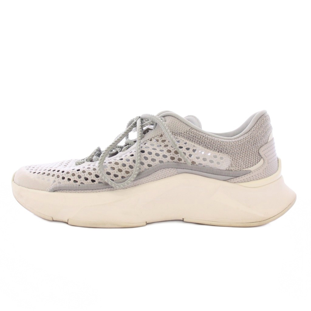 【中古】ヴァレンティノ ガラヴァーニ VALENTINO GARAVANI 24SS Urban Actress ローカットスニーカー シューズ 厚底 メッシュ 37 グレー /BB メンズ 【ベクトル 古着】 251023|ブランド古着ベクトルプレミアム店