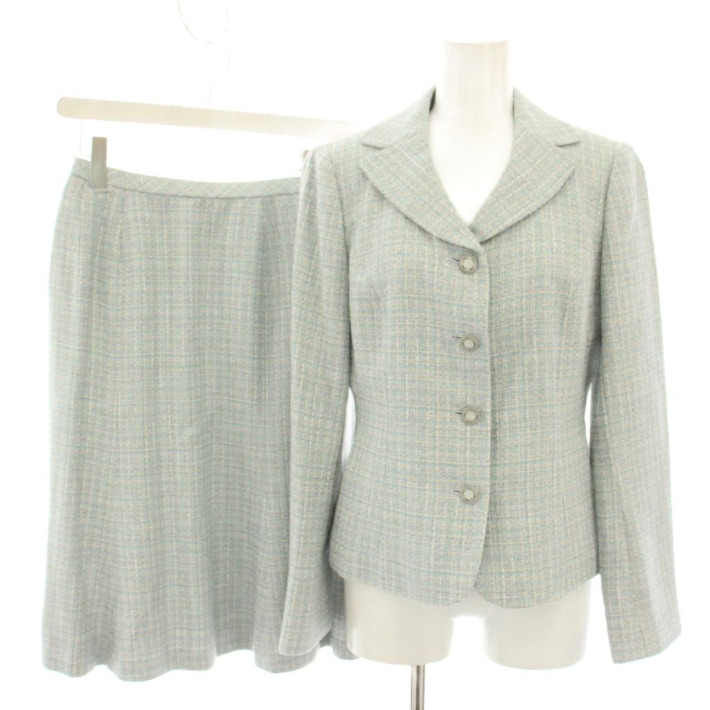 楽天市場】美品【中古】レリアン Leilian スカートスーツ 表記 9号 38