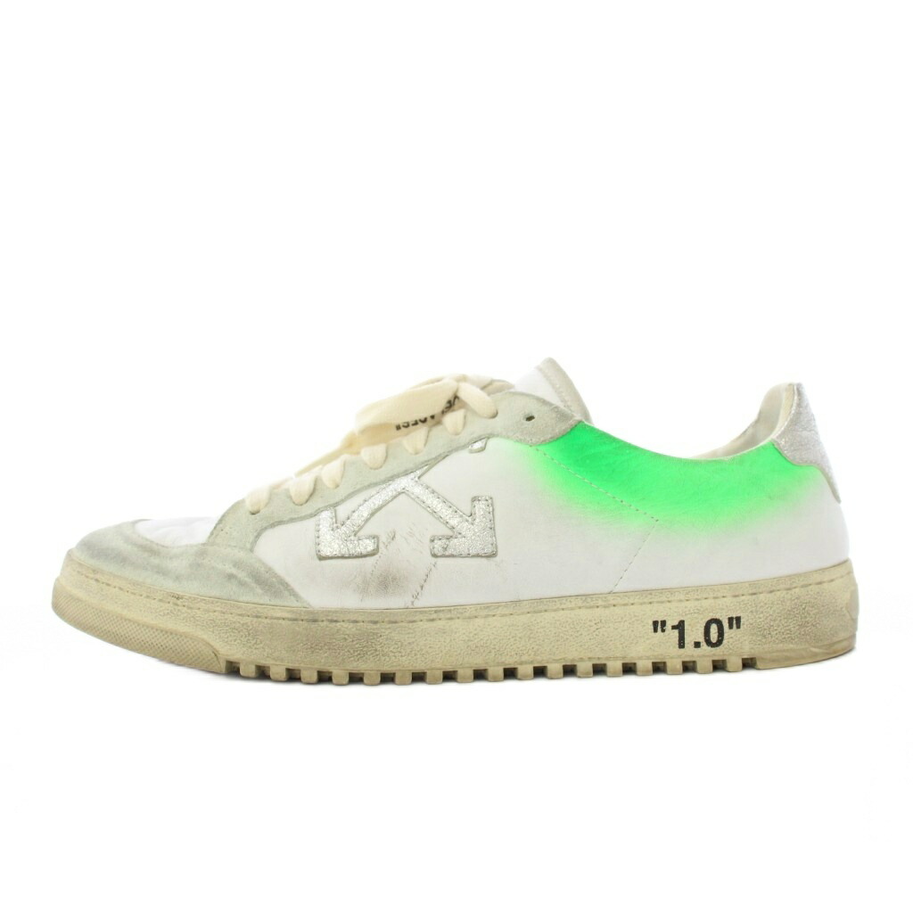 【中古】オフホワイト OFF WHITE 2.0 SNEAKER スニーカー シューズ 42 白 OMIE9-1004 /TK メンズ 【ベクトル 古着】 251117