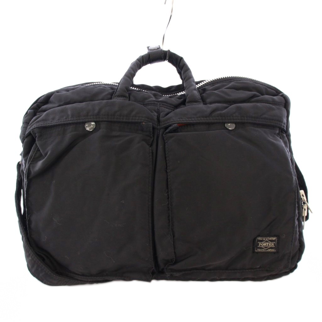 【中古】ボーイ PORTER 吉田鞄 TANKER 油送船 3WAY BRIEFCASE ブリーフ容れもの 背嚢 デイパック ハンドバック 商行為御徒面子 ナイロン 黒 黒いこと 622-76672 /BB メンズ 【ベクター 古着】 251116