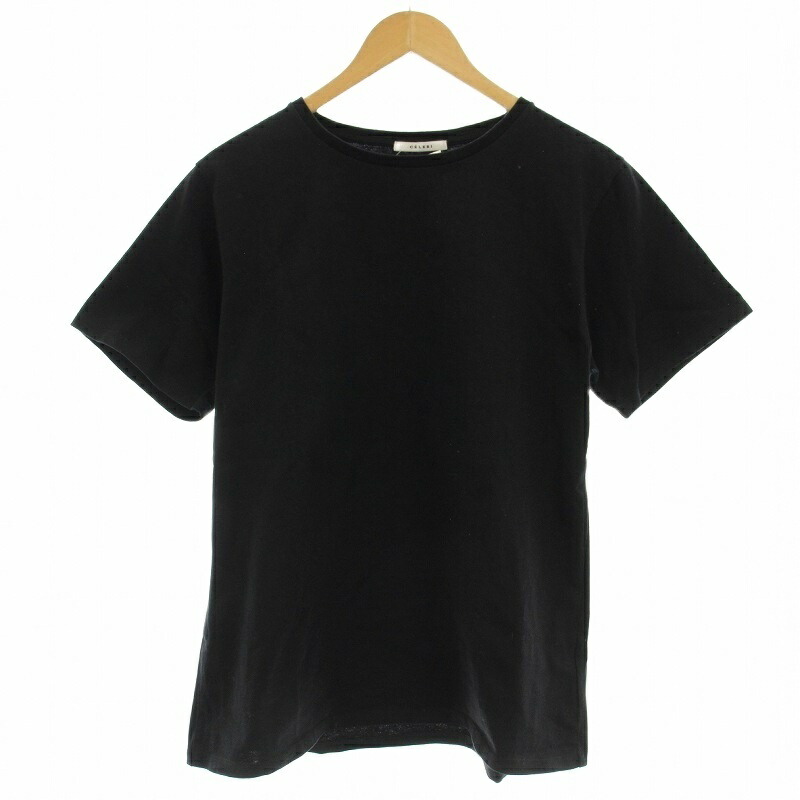 【中古】セルリ CELERI Tシャツ 半袖 無地 F 黒 ブラック 21-070-500-3011 /☆G レディース 【ベクトル 古着】 251119