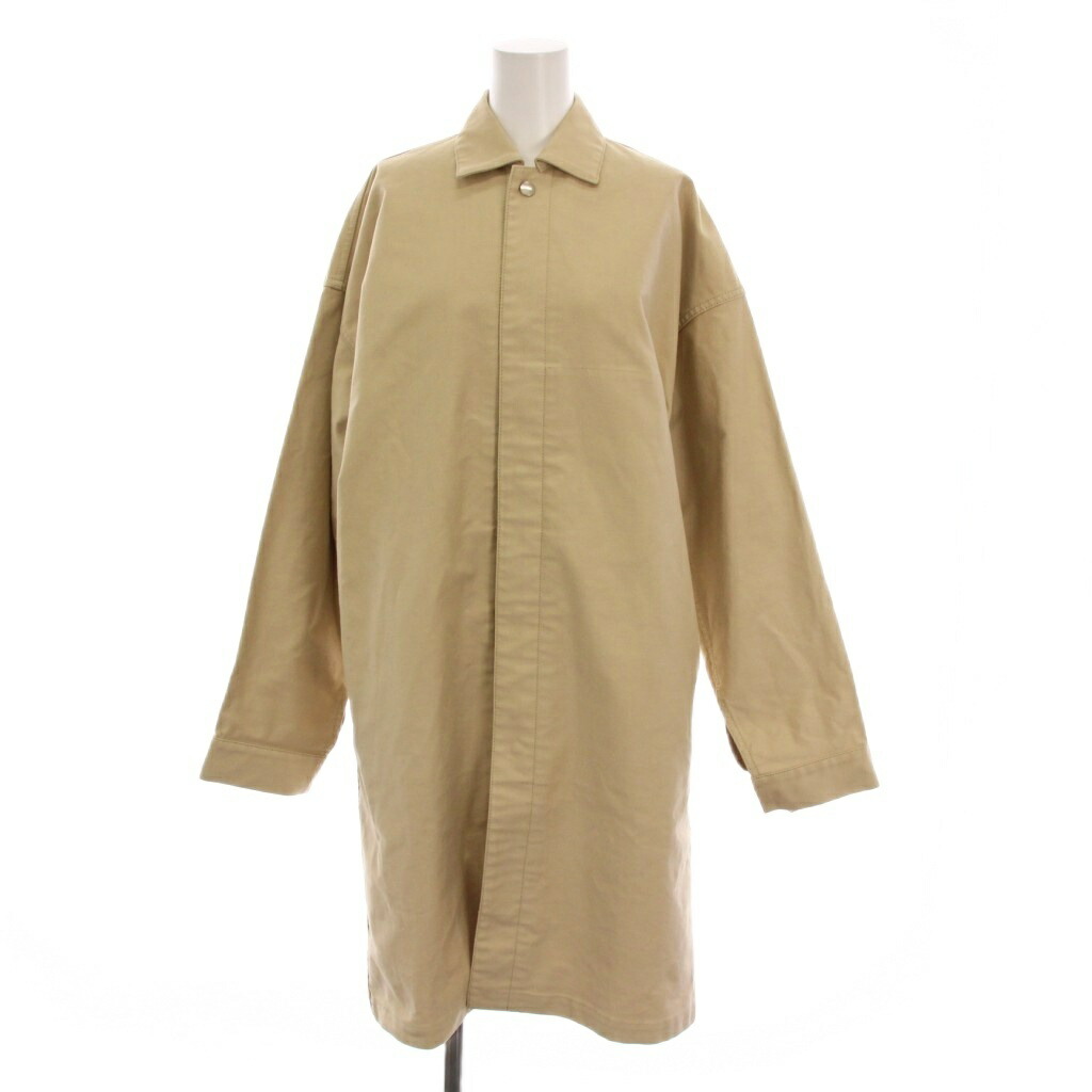 【中古】ジルサンダープラス JIL SANDER+ ステンカラーコート ロング アウター XS ベージュ PJPWZB0012 /YM レディース 【ベクトル 古着】 251126