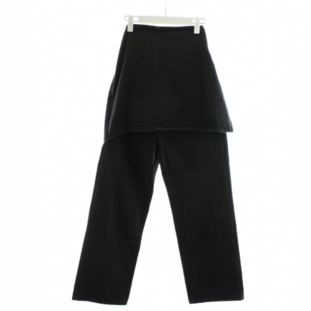 【中古】キムヘキム KIMHEKIM 21AW デニムパンツ ジーンズ ジーパン Gパン M 黒 ブラック PF21-JN01-BK /AN31 レディース 【ベクトル 古着】 251203