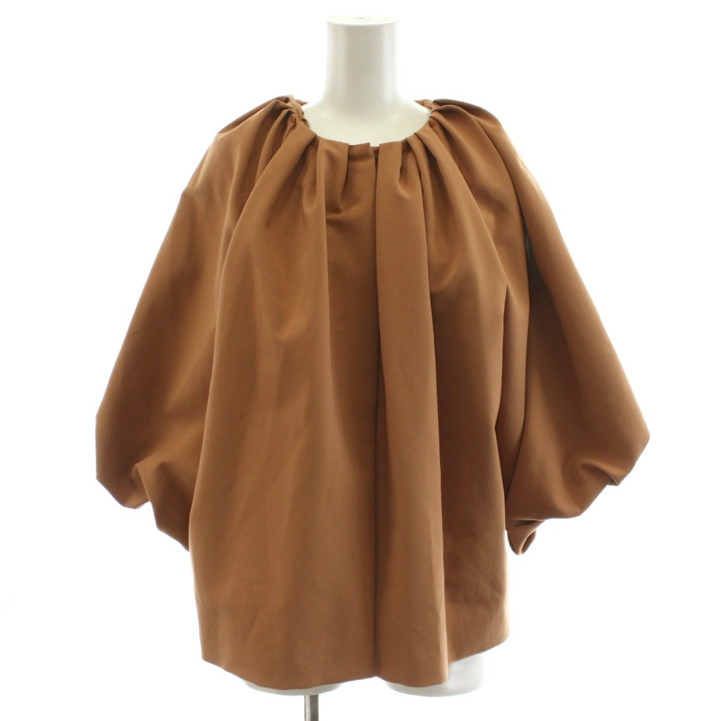 【中古】プラージュ Plage 23SS Tuck Volume シャツ ブラウス 7分袖 ベージュ 23051922100010 /AN49 レディース 【ベクトル 古着】 251209