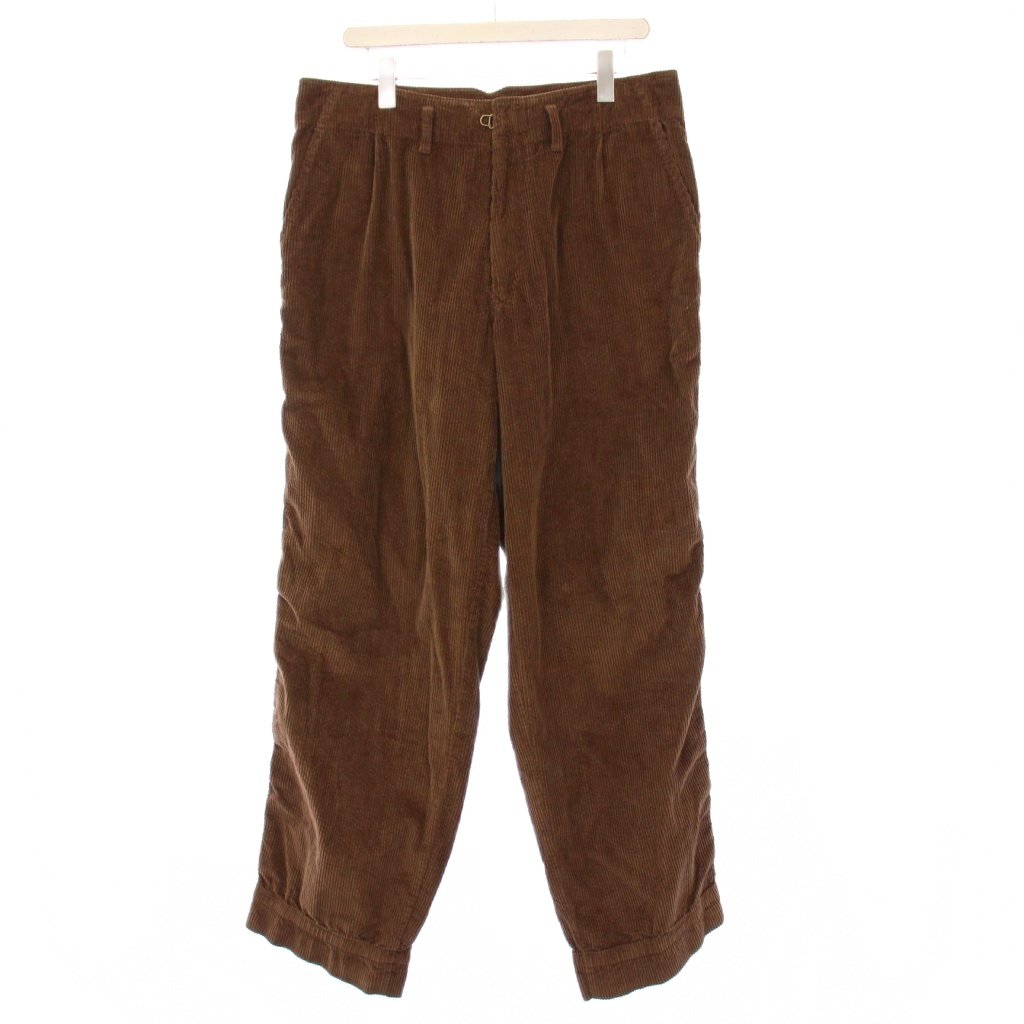 【中古】色合い kolor BEACON Pants コール天ズボン下 広広とした 3 茶 25WBM-P09134-37 /KH メンズ 【ベクター 古着】 251211 ズボン・パンツ-メンズファッション