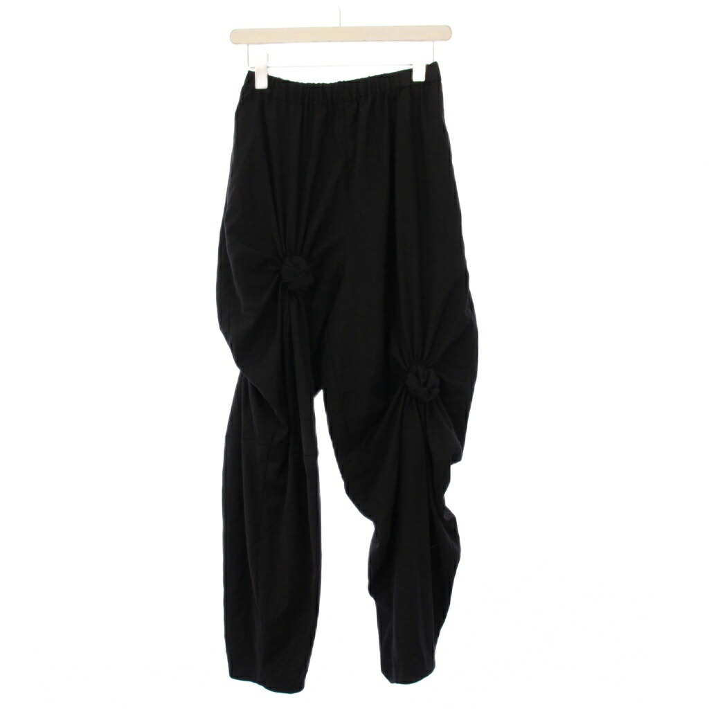 【中古】ナゴンスタンス nagonstans 24AW ANGLE KNOT PANTS イージーパンツ 変形 M 黒 470HA831-0890 /KH レディース 【ベクトル 古着】 251211