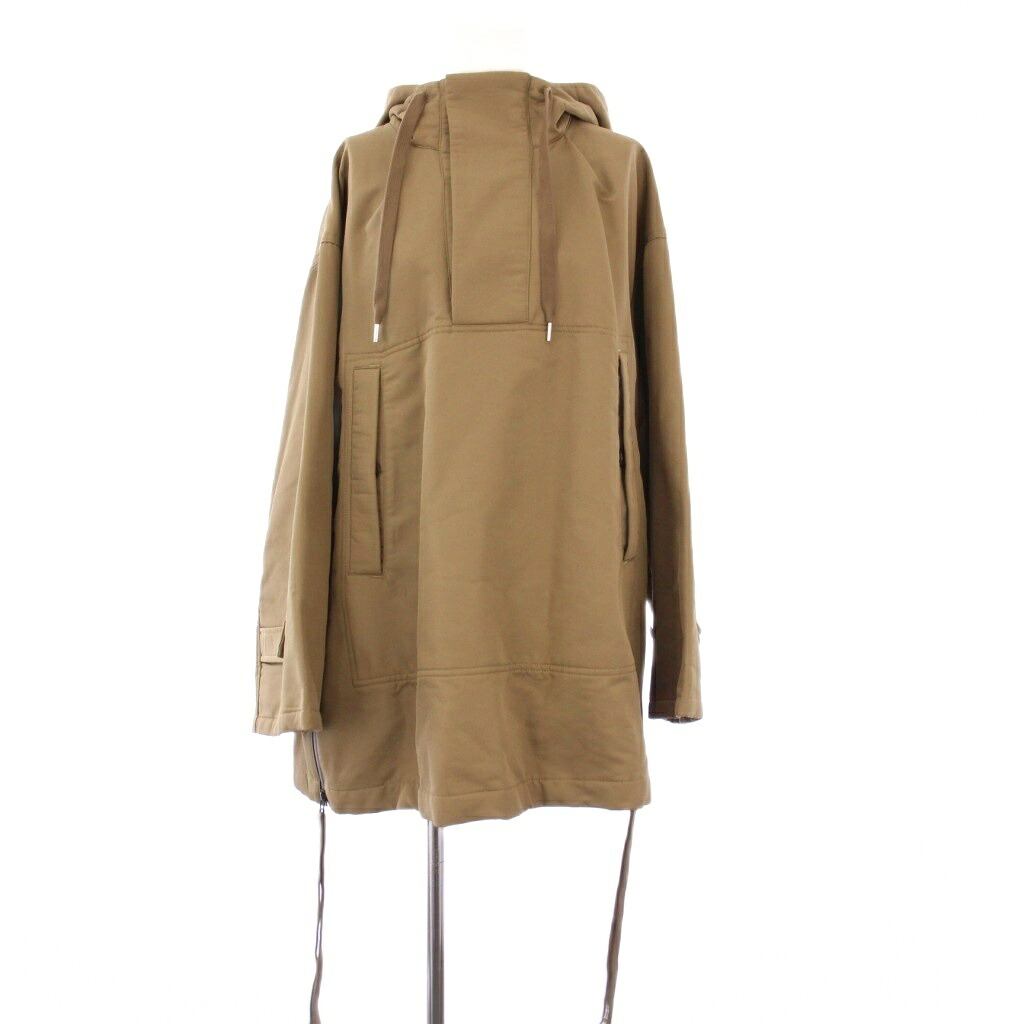 【中古】クラネ CLANE SIDE OPEN WIDE ANORAK サイドオープンワイドアノラック フーディジャケット プルオーバー 2 ベージュ 13103-0412 /KH レディース 【ベクトル 古着】 251211