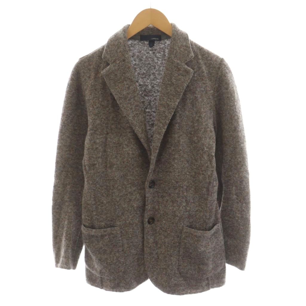 【中古】ラルディーニ LARDINI JSLJM56 テーラードジャケット シングル ウール アルパカ混 シルク混 絹 S グレー /AN38 メンズ 【ベクトル 古着】 251216