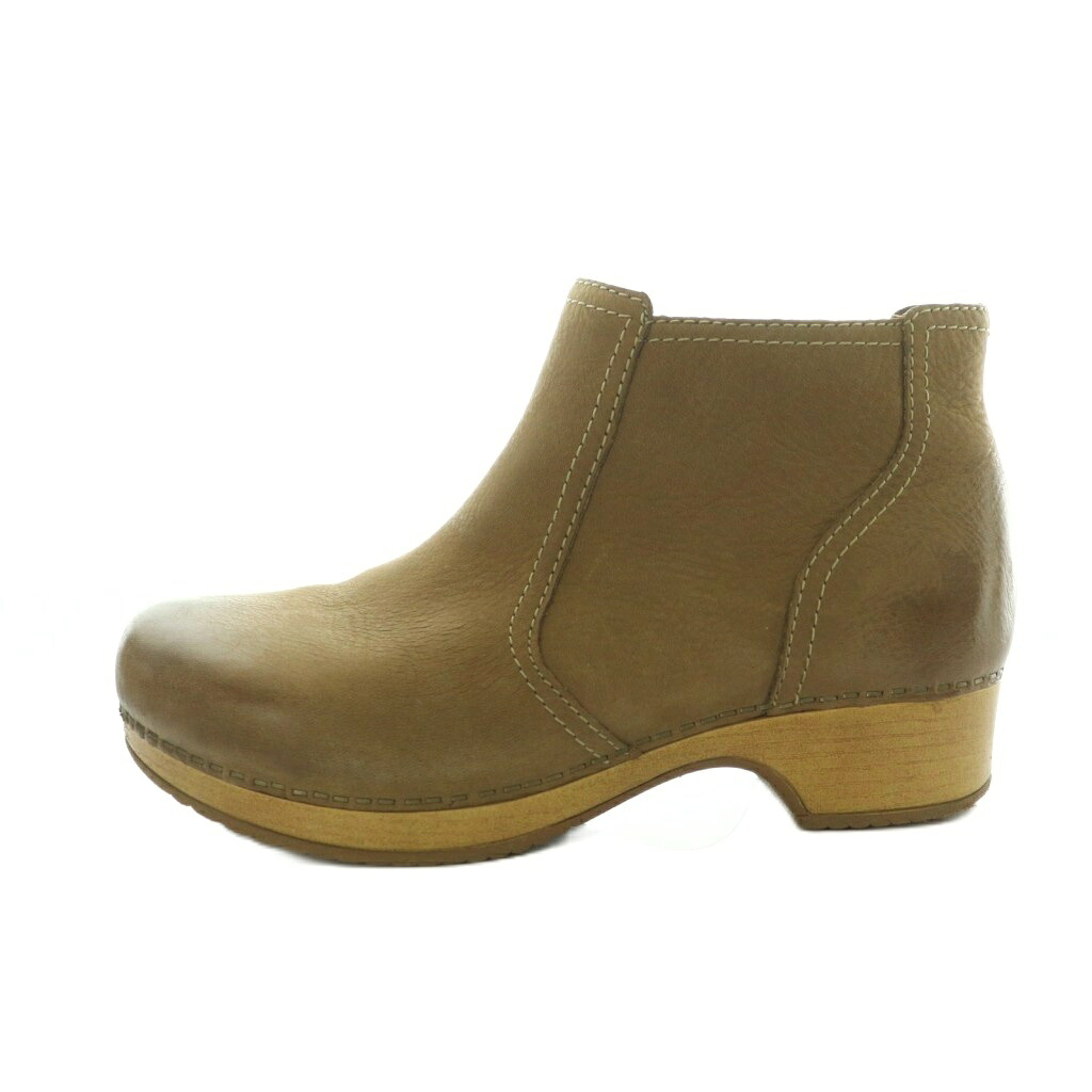 【中古】ダンスコ DANSKO ショートブーツ レザー 36 23.0-23.5cm ベージュ 9425161600 /MI レディース 【ベクトル 古着】 251212