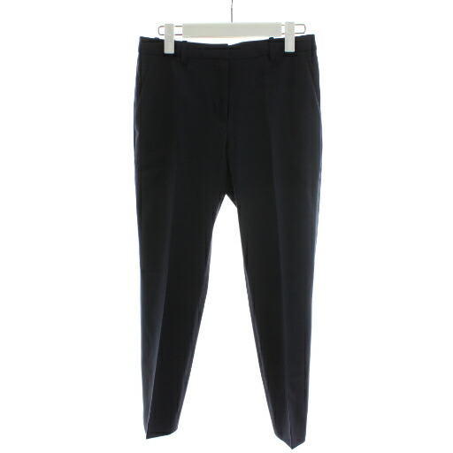 【中古】セオリー Theory 23AW TRACEABLE WOOL Treeca GZ パンツ スラックス 0 紺 ネイビー 01-3306407 /AN29 レディース 【ベクトル 古着】 251218|ブランド古着ベクトルプレミアム店