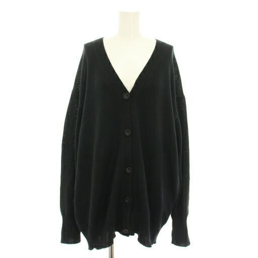 【中古】ドゥーズィエムクラス DEUXIEME CLASSE 21SS シュエット Chouette カーディガン Vネック 長袖 黒 ブラック 21080500708010 /YT レディース 【ベクトル 古着】 251225