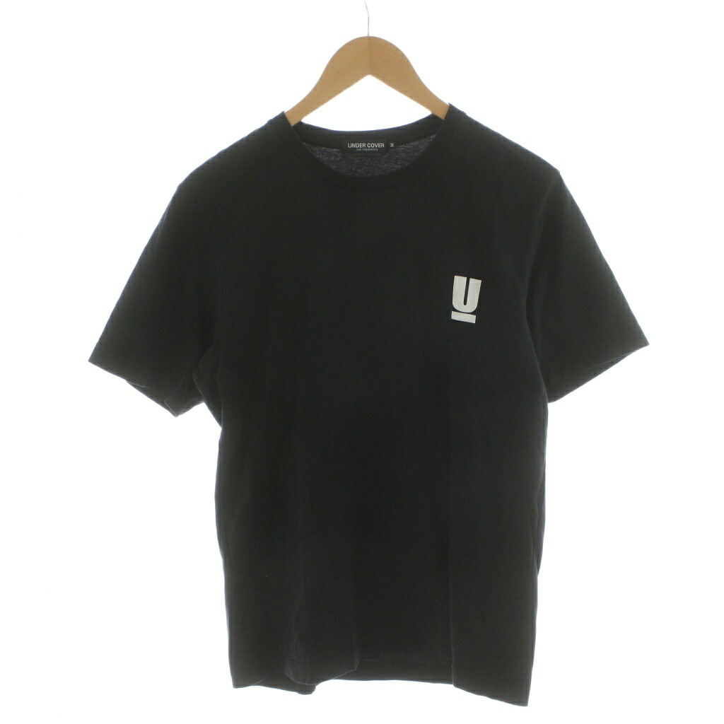 【中古】アンダーカバー UNDERCOVER JUN TAKAHASHI Tシャツ カットソー 半袖 ロゴ M 黒 ブラック /AN31 メンズ 【ベクトル 古着】 260108