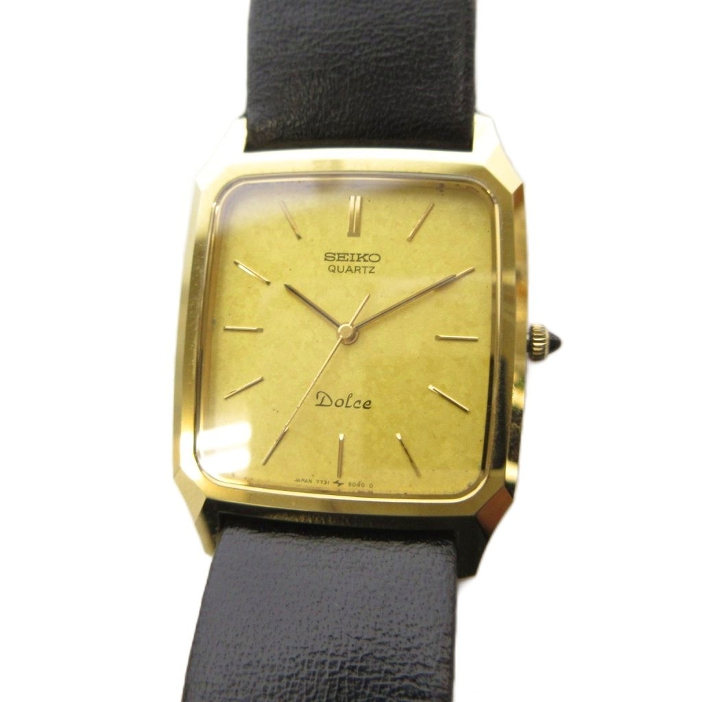 【中古】セイコー SEIKO DOLCE ヴィンテージ 腕時計 クオーツ ゴールドカラー 7731-5040 /LP レディース 【ベクトル 古着】 260331