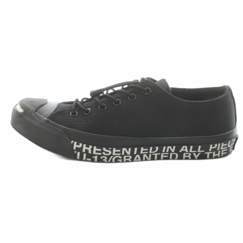 【中古】コンバース CONVERSE zucca JACK PURCELL スニーカー ローカット キャンバス US6.5 25cm 黒 ブラック 1SC693 /KU レディース 【ベクトル 古着】 260113