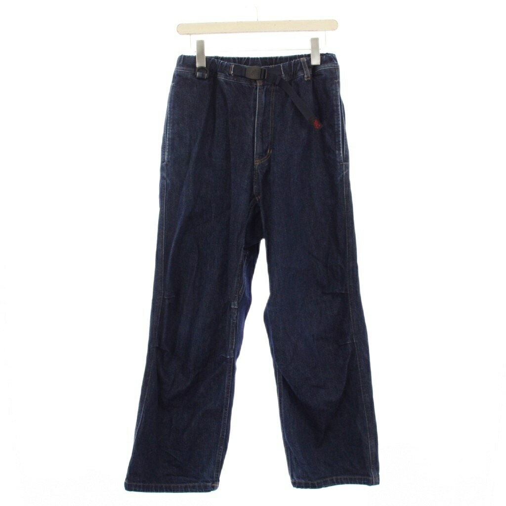 【中古】グラミチ GRAMICCI BEAMS別注 デニムオーバーパンツ ジーンズ クライミングパンツ M 紺 gmp4-f1092 /KH メンズ 【ベクトル 古着】 260114