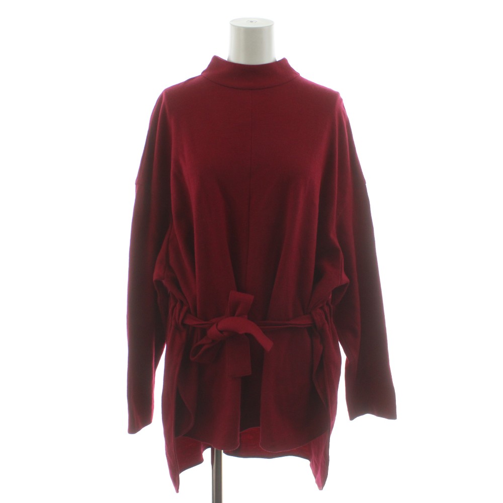 【中古】アドーア ADORE 20AW ウールスムースカットソー 長袖 38 赤 レッド 531-0260049 /AN32 レディース 【ベクトル 古着】 260120