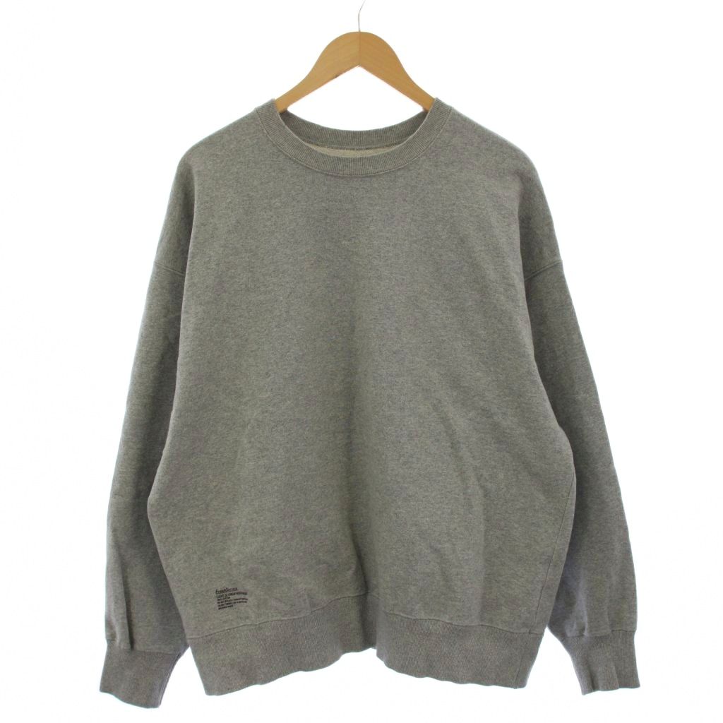 【中古】フレッシュサービス　fresh service LIGHT OZ CREW NECK SWEAT スウェット トレーナー プルオーバー 長袖 M グレー FSC243-70160B /BM メンズ 【ベクトル 古着】 260121