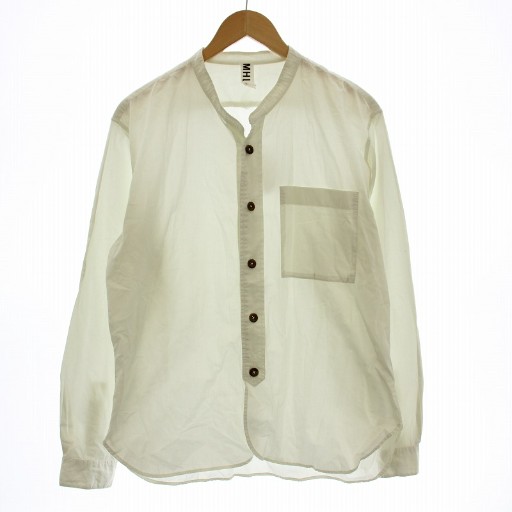 楽天市場】MHL. 長袖シャツ メンズ マーガレット ハウエル バンド